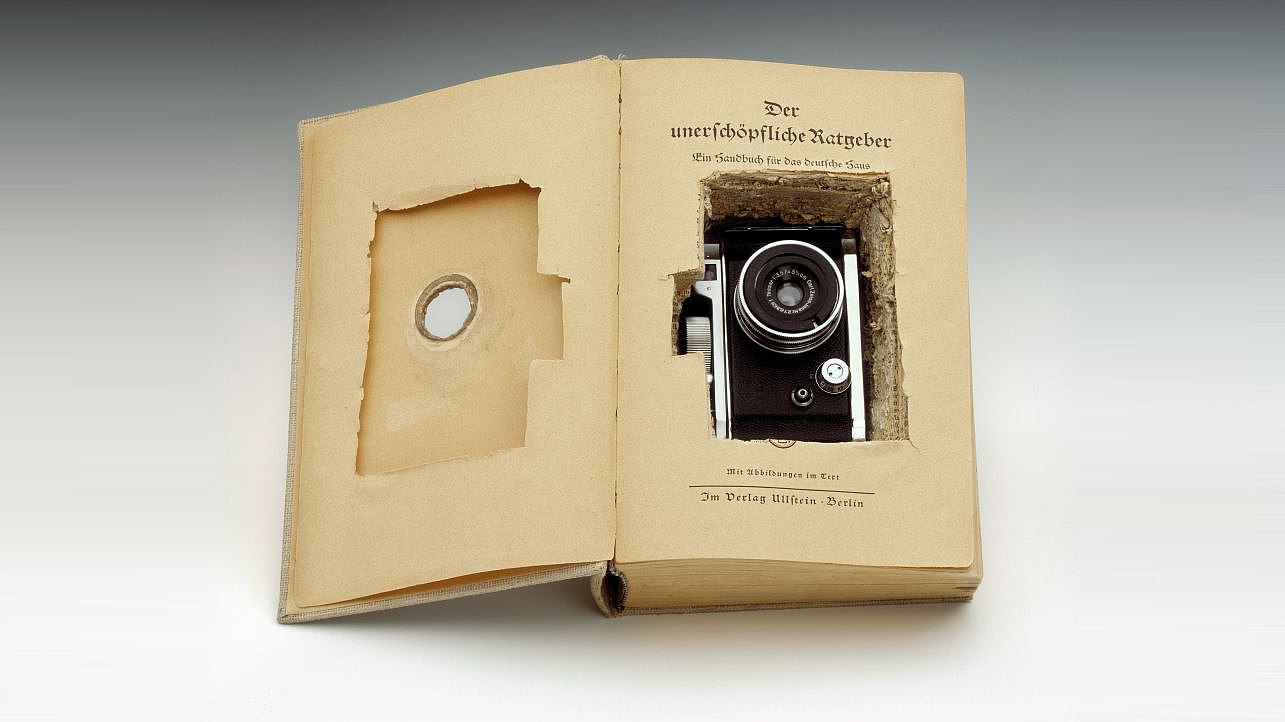 Fotoapparat Robot, der am 17. Juni 1953 als Geheimkamera benutzt wird