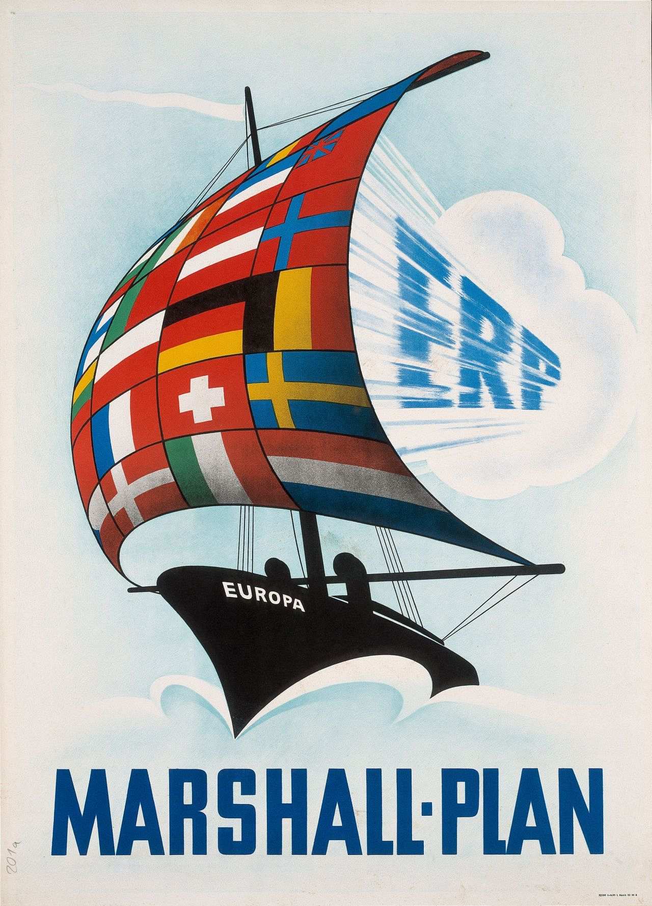 1947 Marshallplan Europaschiff Plakat 1987 2 010 09 